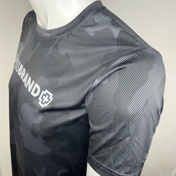 SWISS BRAND, MENS MEDIUM, BLACK CAMOUFLAGE, T-SHIRT - Picture 4 of 9
